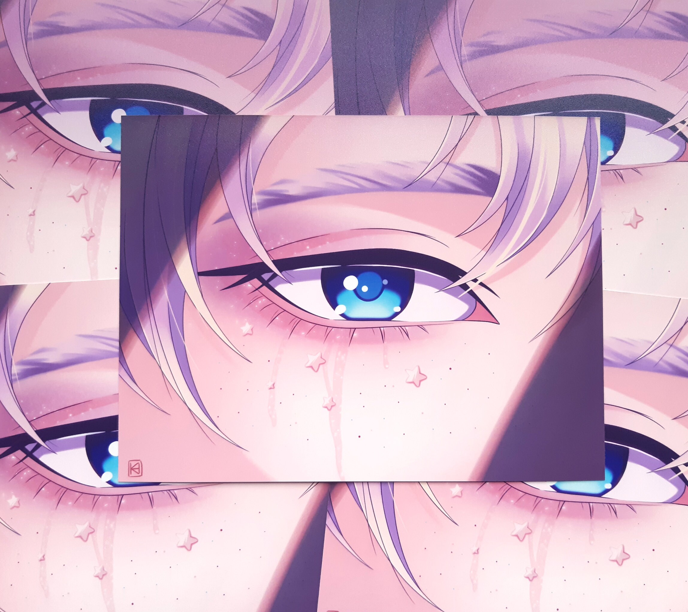 Help Me - Sad Anime Girl Art Board Print for Sale by LEVANKOV