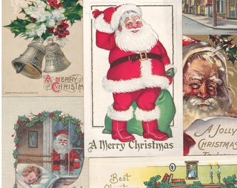 Vintage and antique Christmas postcards  Lot #6
