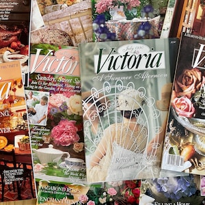 Victoria August 1995 洋雑誌 Vintage Victoria Magazines - Etsy