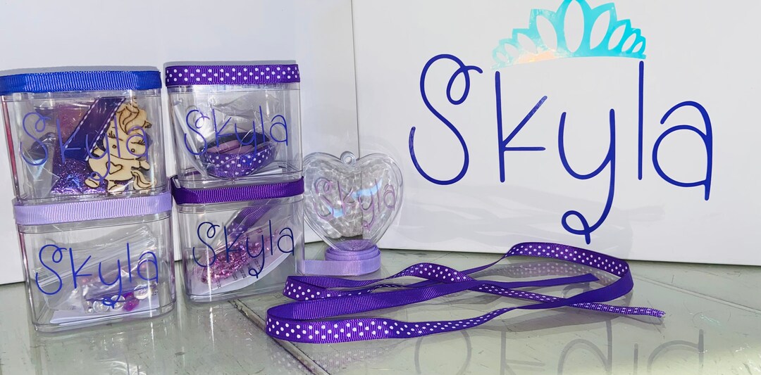 Personalized Craft Box - Etsy