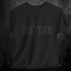 Nosferatu Graphic Tee Shirt, Unisex Vintage Retro Vampire Horror Movie Apparel, Original Nosferatu Count Orlock T-Shirt Merch, Gothic Shirt