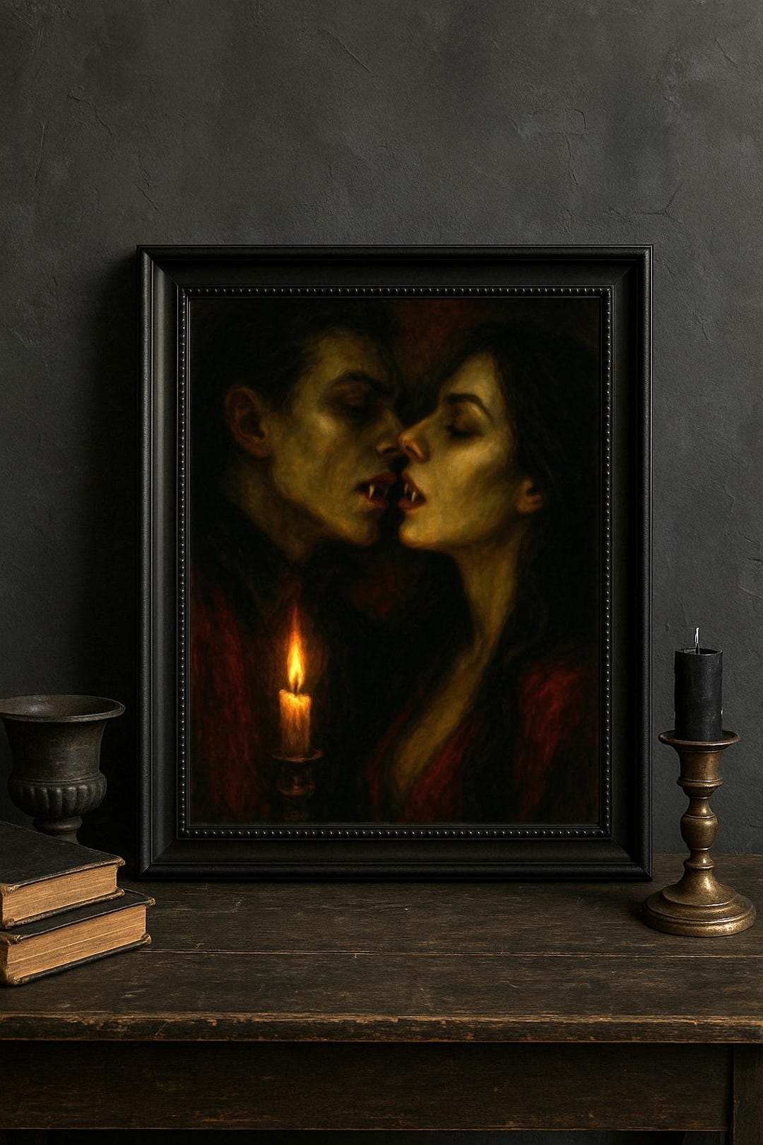 Vampire Couple Poster – Gothic