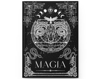 Magia Book of Shadows, Gothic Witch Grimoire, Altar Planner