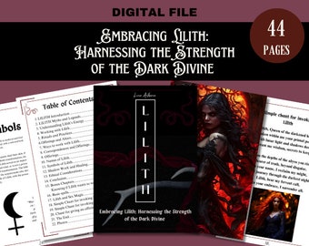 Lilith Grimoire Ebook, Dunkle Göttinen Magie (PDF)