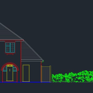Long Shrub Landscape block 2D CAD 001 | Architectural Autocad Blocks | Plants blocks | Trees Plan Elevation Blocks | Flowers Shrubs Vectors