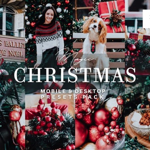 10 Magic Christmas Lightroom Presets,  Rustic presets, Iphone presets, Moody presets, Moody Christmas presets, Dark Christmas presets, 059