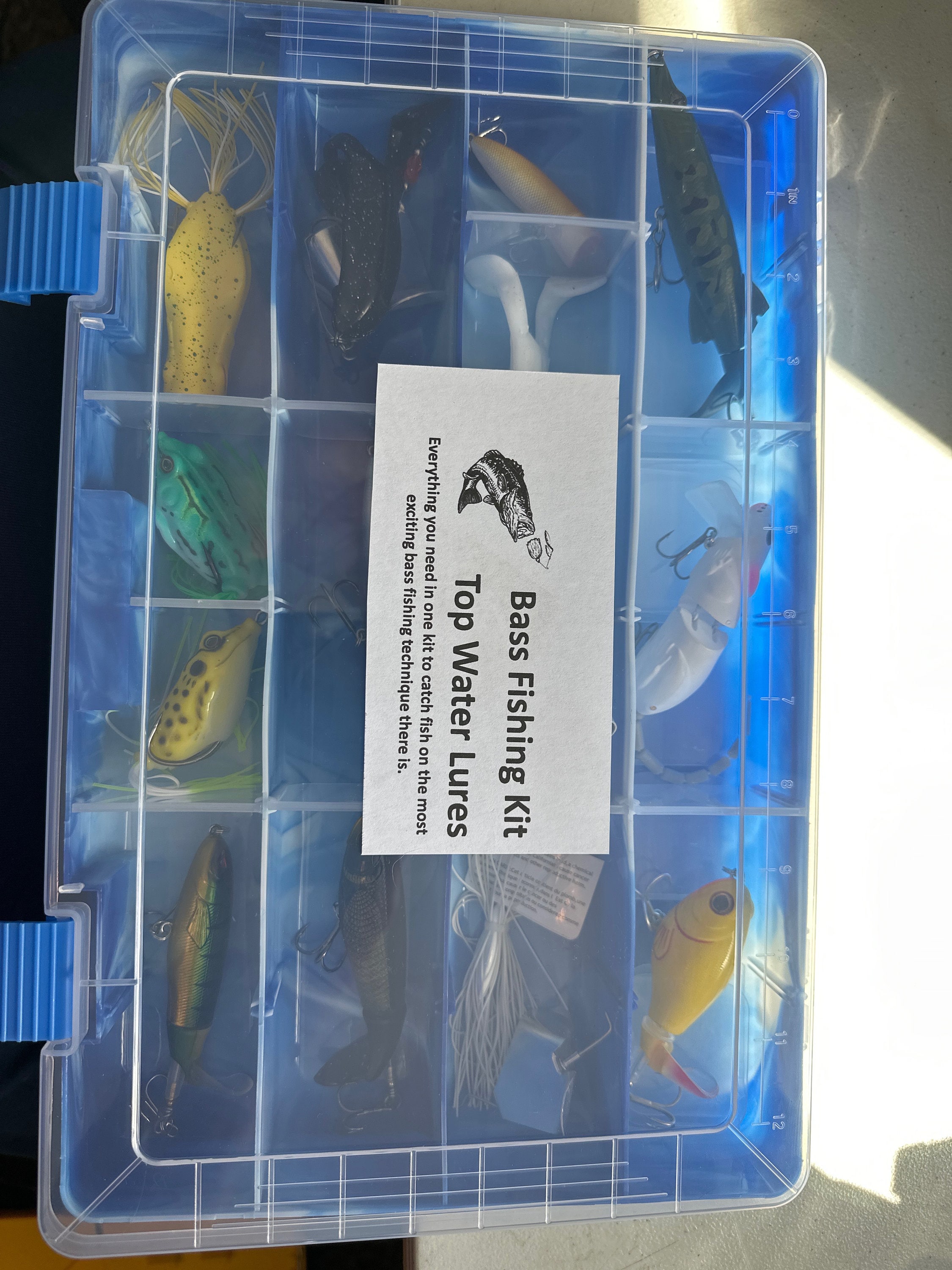 Bass Fishing Kit Top Water Lures 