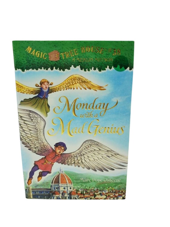 Magic Tree House 38 Hardcover Vintage Childrens Book, Monday With a Mad  Genius, Mary Pope Osborne, A Merlin Mission, Vintage Kids Book - Etsy