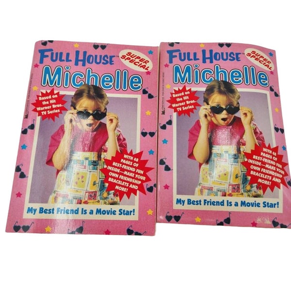 Full House Books, Full House Michelle, My Best Friend Is a Movie Star, 90s Books