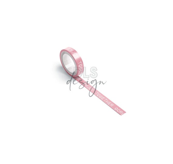 Washi Tape Favorite Words Pink Etsy