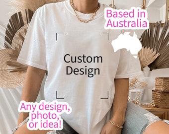 Custom Design T-Shirt | Personalise with your own words or pictures | Custom Gift | Personalised Tee