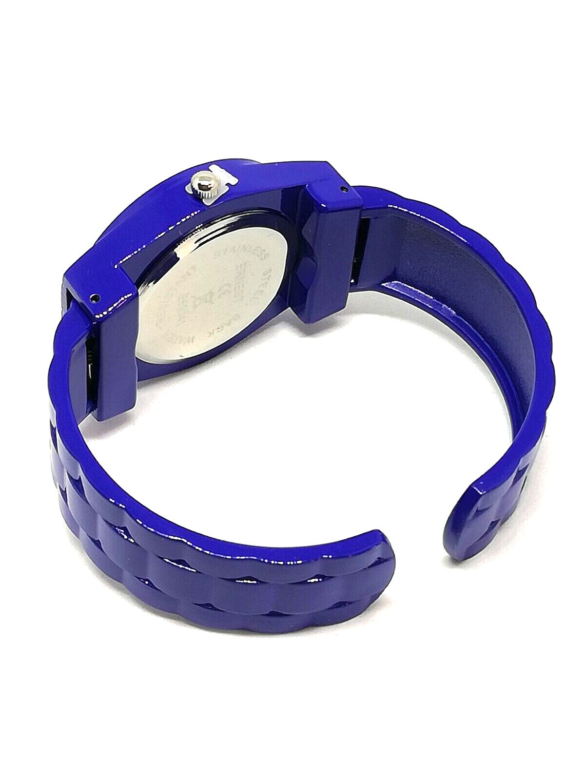 Montre ERNEST Pour Femme – Cadran Bleu Foncé Strass, Bracelet Acier Inoxydable, Mouvement Quartz – Élégante Et Chic