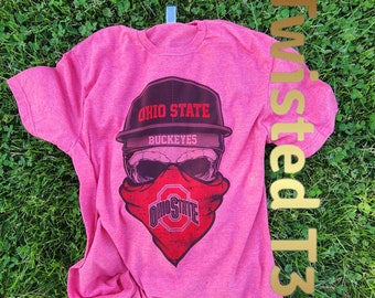 Ohio State Skull Shirt | Etsy