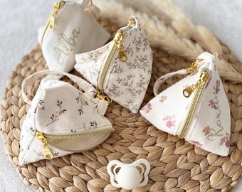Pacifier pouch, pacifier storage