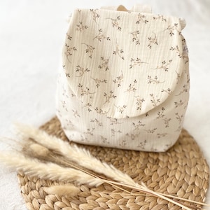 Sac à dos enfant gaze de coton à motifs personnalisable