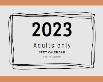 Naughty Nude Calendar - Etsy