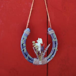 Lucky Horseshoe - Handmade Rustic Wall Decor for Good Luck - Perfect Gift for Housewarming, Weddings, or Horse Lovers