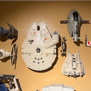 Kenner Start Wars vehicle wall mounts