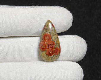 Peanut Obsidian Gemstone Pear Shape Cabochon Loose Gemstone Jewelry Making 15 Ct. 27X14X5 MM