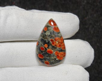 Natural Peanut Obsidian Gemstone Cabochon Loose Gemstone For Jewelry Making 24 Ct 30X20X5 MM