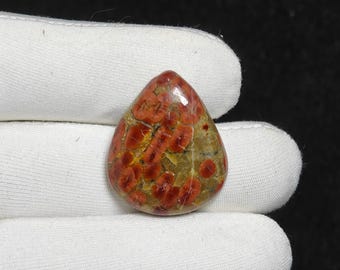 Peanut Obsidian Gemstone Pear Shape Cabochon Loose Gemstone Jewelry Making 22 Ct. 27X23X5 MM