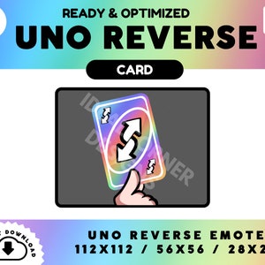 UNO Reverse Card / Cute / Kawaii / Meme / Twitch / Discord / 