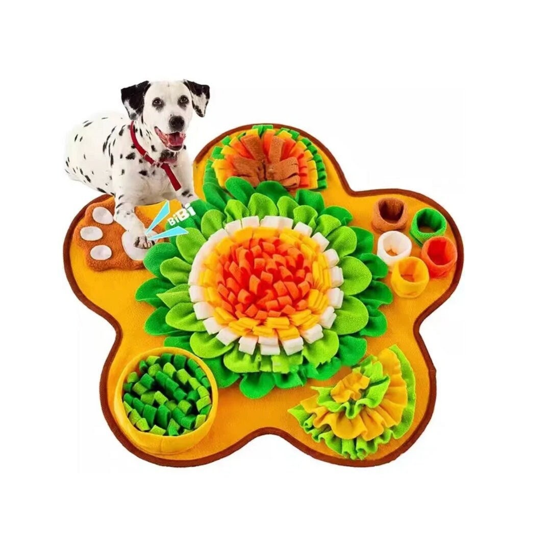 Snuffle Mat Interactive Dog Toys Ball Dog Brain Mental Stimulating Puzzle  Toys for Dogs Enrichment Game Feeding Mat for Stress Relief Portable  Machine Washable 