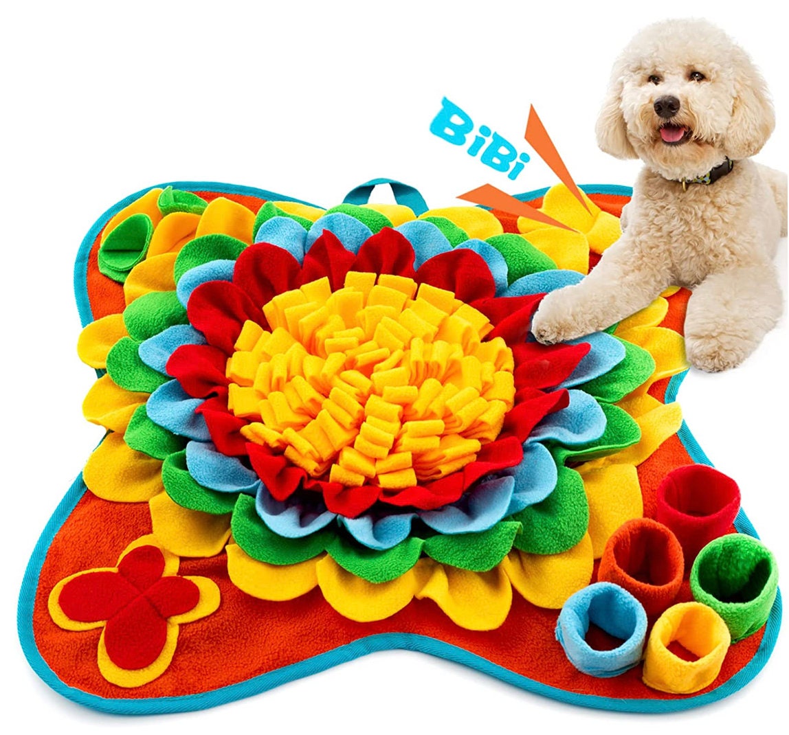 Tortoise Dog Snuffle Mat Unique One Size Sniffing Pad Dog or Cats Dog  Distraction Feeding Mat Ohmightypaw 