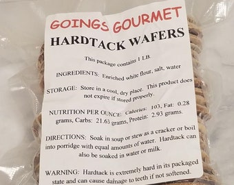 Hardtack Wafers/Crackers Goings Gourmet