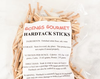 Hardtack Survival Bread Sticks Homemade Goings Gourmet