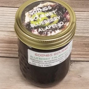 Blueberry Jalapeno Jam, Goings Gourmet