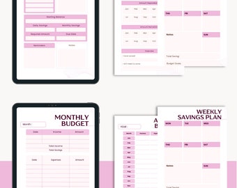 PLANIFICATEUR DE BUDGET : Cahier de suivi des dépenses. Journal mensuel de budgétisation, planificateur financier et livre de comptes pour prendre le contrôle de votre argent