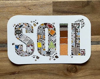 Soil Science Sticker Mosaic