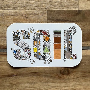 Soil Science Sticker Mosaic