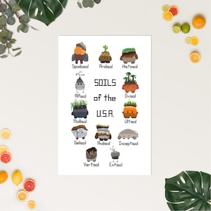 Soils of the United States Poster