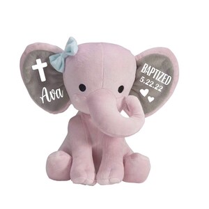 Baptism gift. Christening gift. Baptism present. Christening present. Baptism stuffed animal.