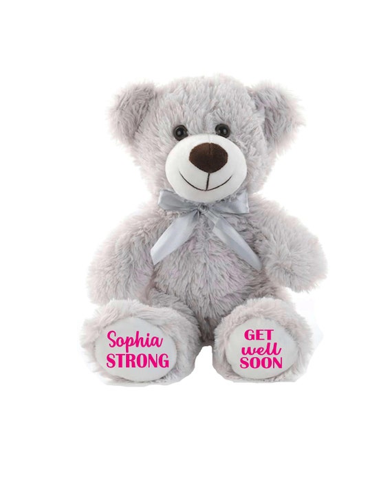 Get Well Soon Bear. Cancer Teddy Bear. Cancer Bear. Cancer - Etsy Get Well Soon Bear. Cancer Teddy Bear. Cancer Bear. Cancer - Etsy