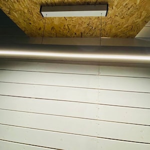 INDUSTRIAL PENDANT CHANDELIER wood and steel