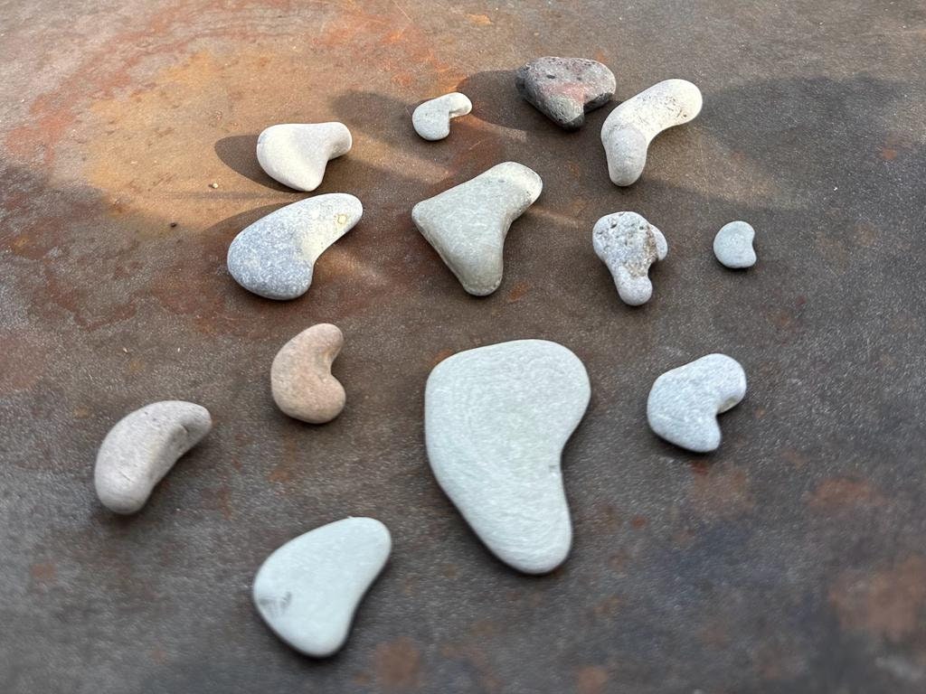 24 rocas de río para pintar, piedras naturales para artes de bondad, 2-3  pulgadas, perfectas para proyectos de bricolaje, manualidades a mano para