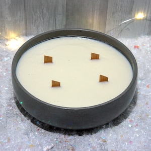 Large Concrete Soy Candle Bowl