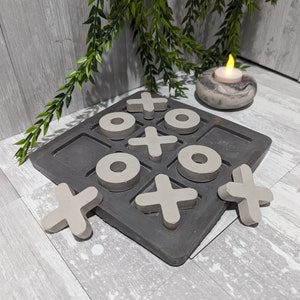 Concrete Tic-Tac-Toe Set