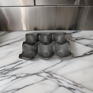 Concrete Egg Carton- Minimalist Kitchen Decor