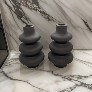 Small Concrete Decorative Vase