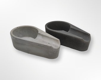 Sleek Minimalist Concrete Cigar Ashtray