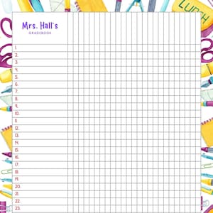 Editable Grade Book