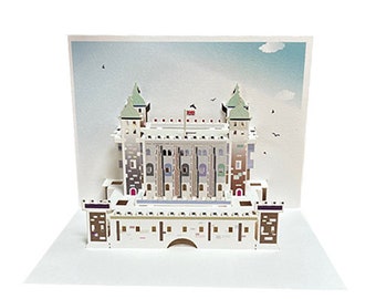 The Tower of London Pop Up Card, Tower of London, Happy Birthday, Happy Birthday Tower, Card for her, Card for him - Made in the UK