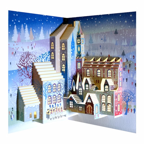 Church Pop up Card - Etsy