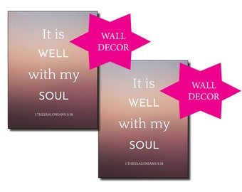 1 Thessalonians 5:18 Wall Art