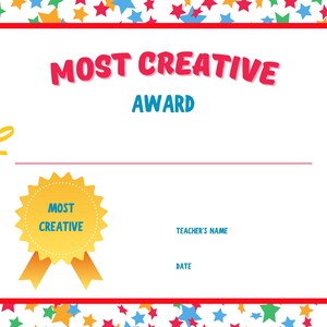 Most Creative Award