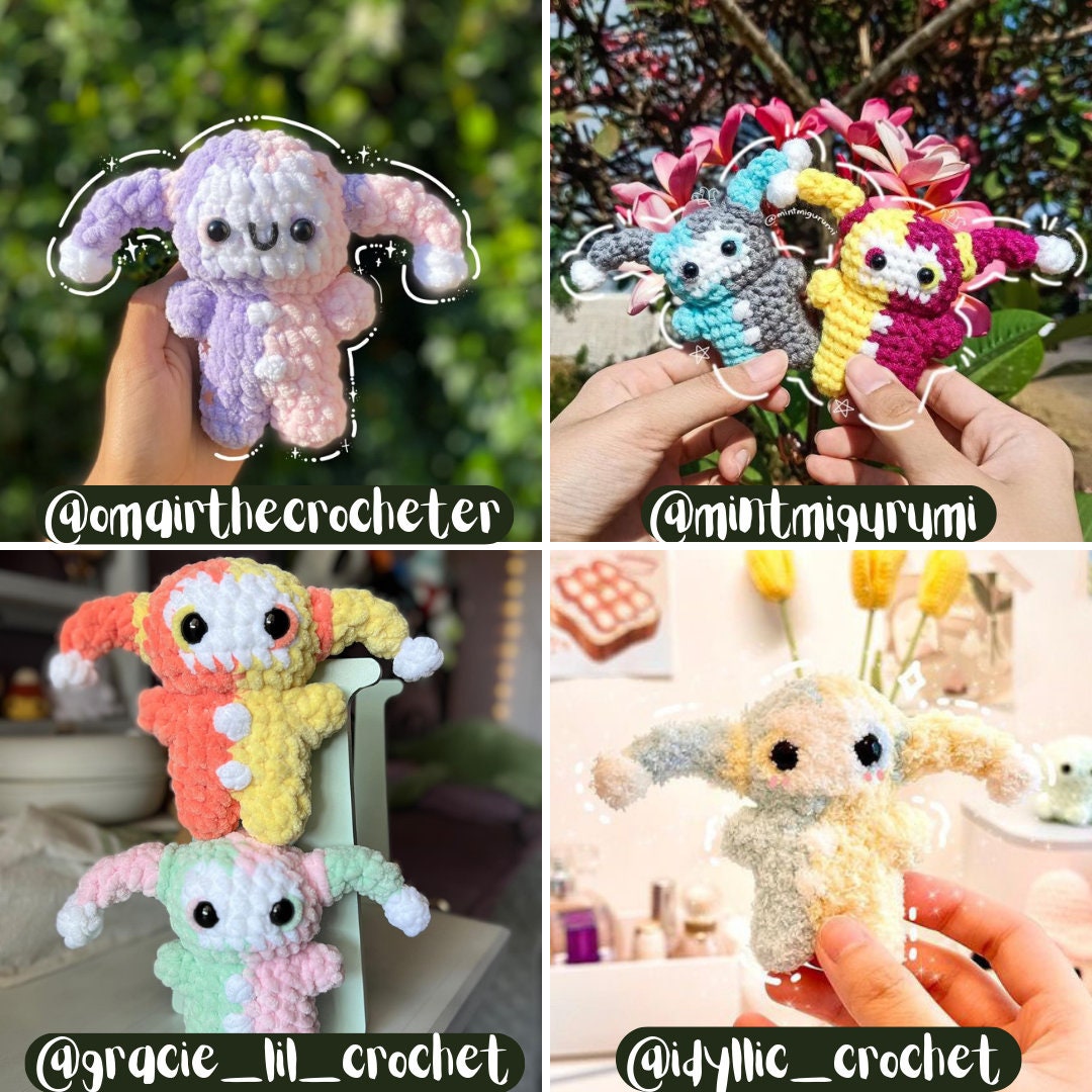Colorful Jester Crochet Amigurumi PDF Pattern - Etsy